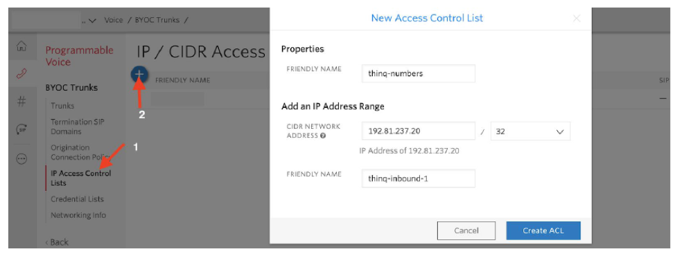 IP access control list