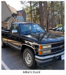 Mike's truck