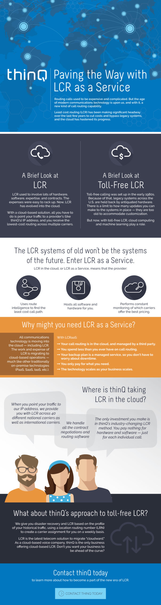 Least Cost Routing Infographic