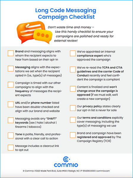 Messaging Campaign Checklist