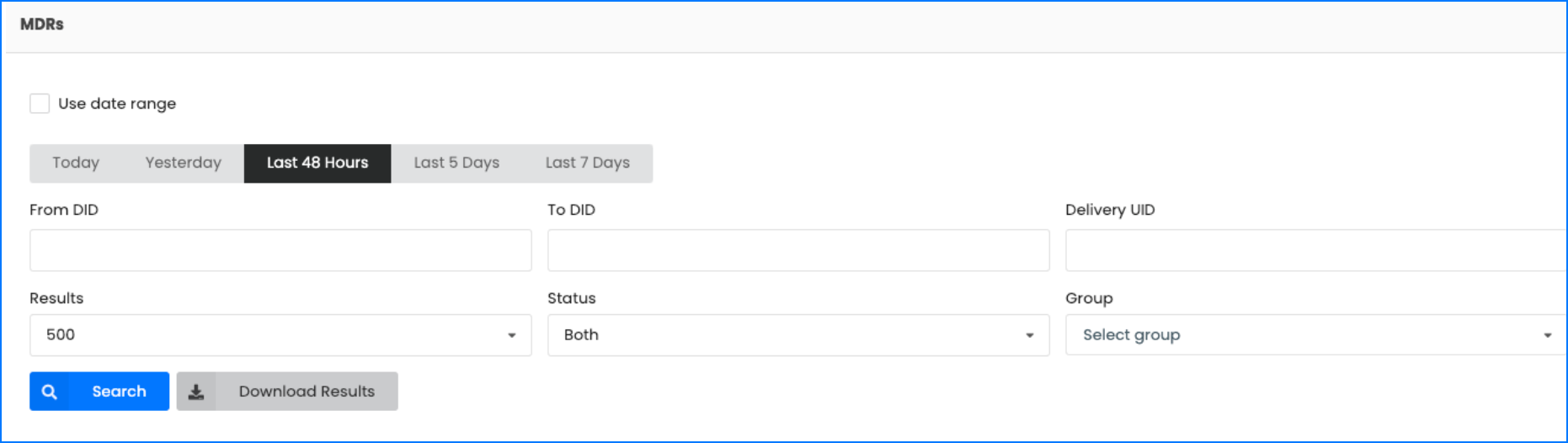 Ability to download a CSV file in commio.io