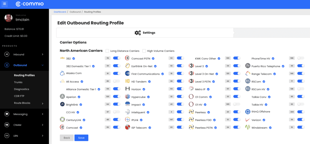 Commio Intelligent Call Routing