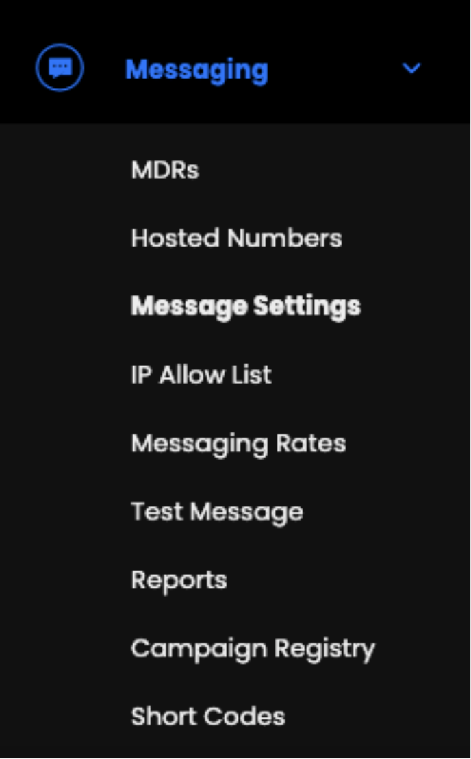 Message Settings