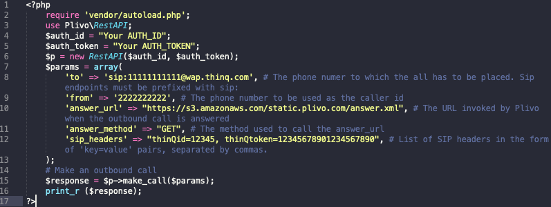 After Adding Commio to Plivo BYOC